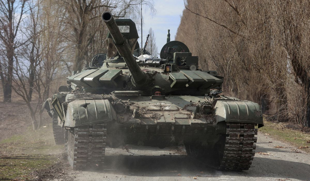 Russian T-72 tank